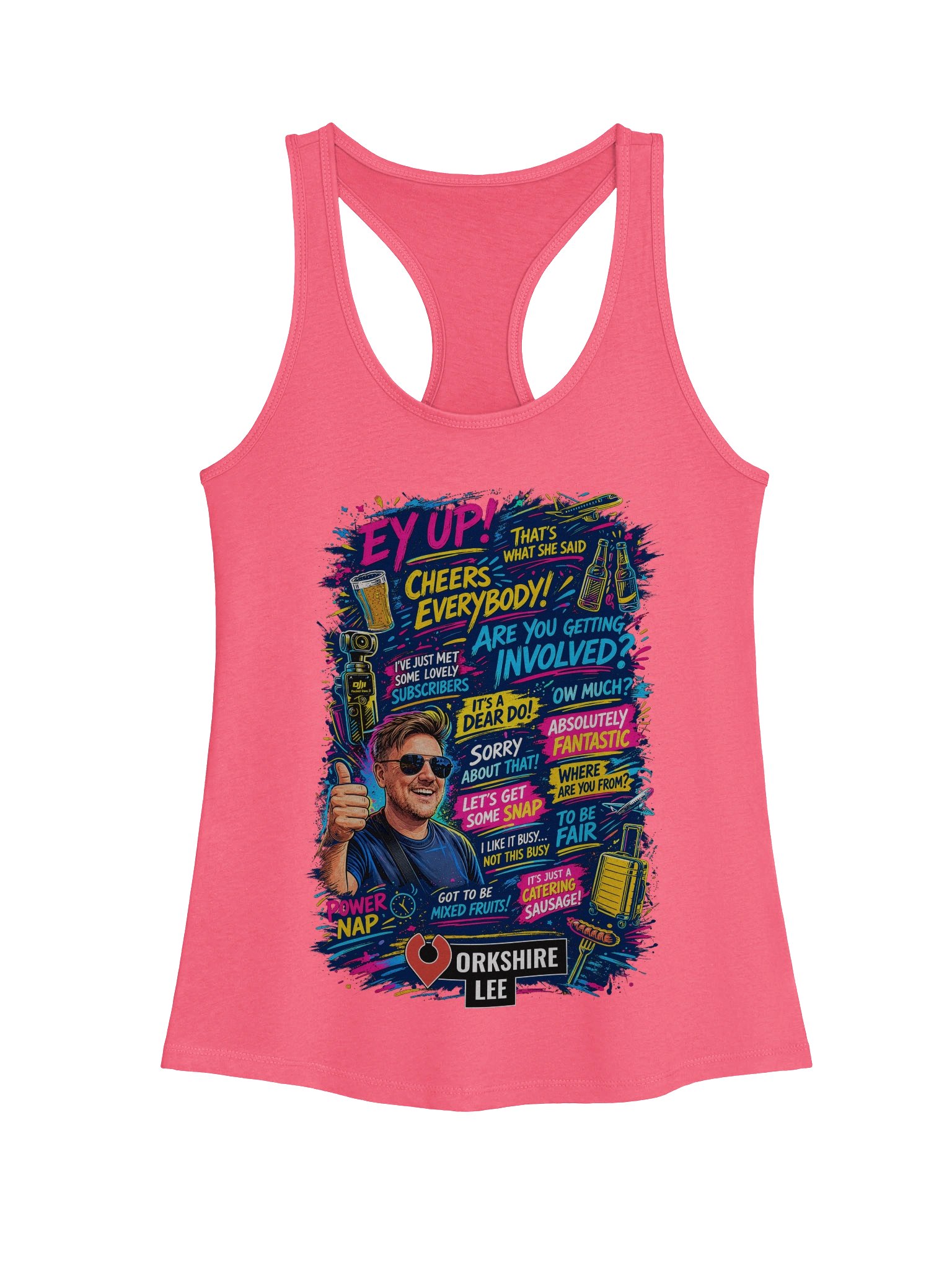 Woman's vest top - Yorkshire Lee Phrases product image (4)