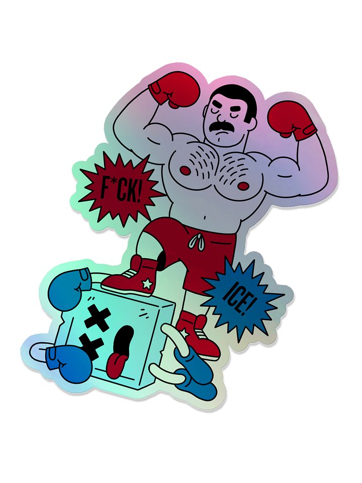 F*CK ICE! Holographic Sticker product image (2)