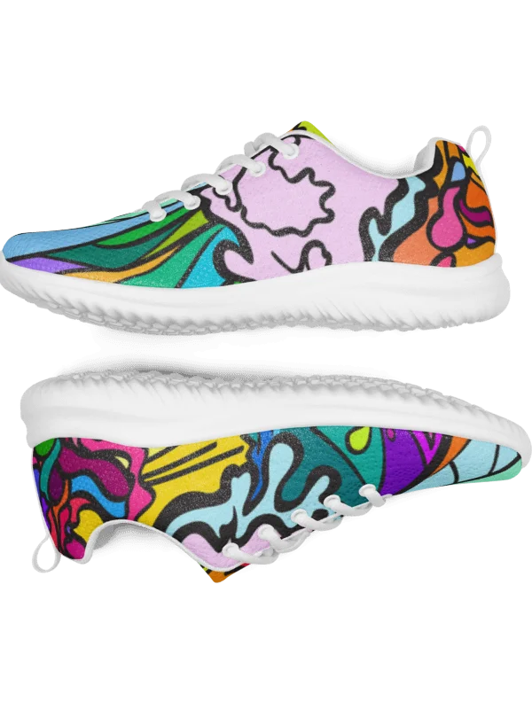 Vibrant Fusion Men's Sneakers - Wave at Sunset product image (4)