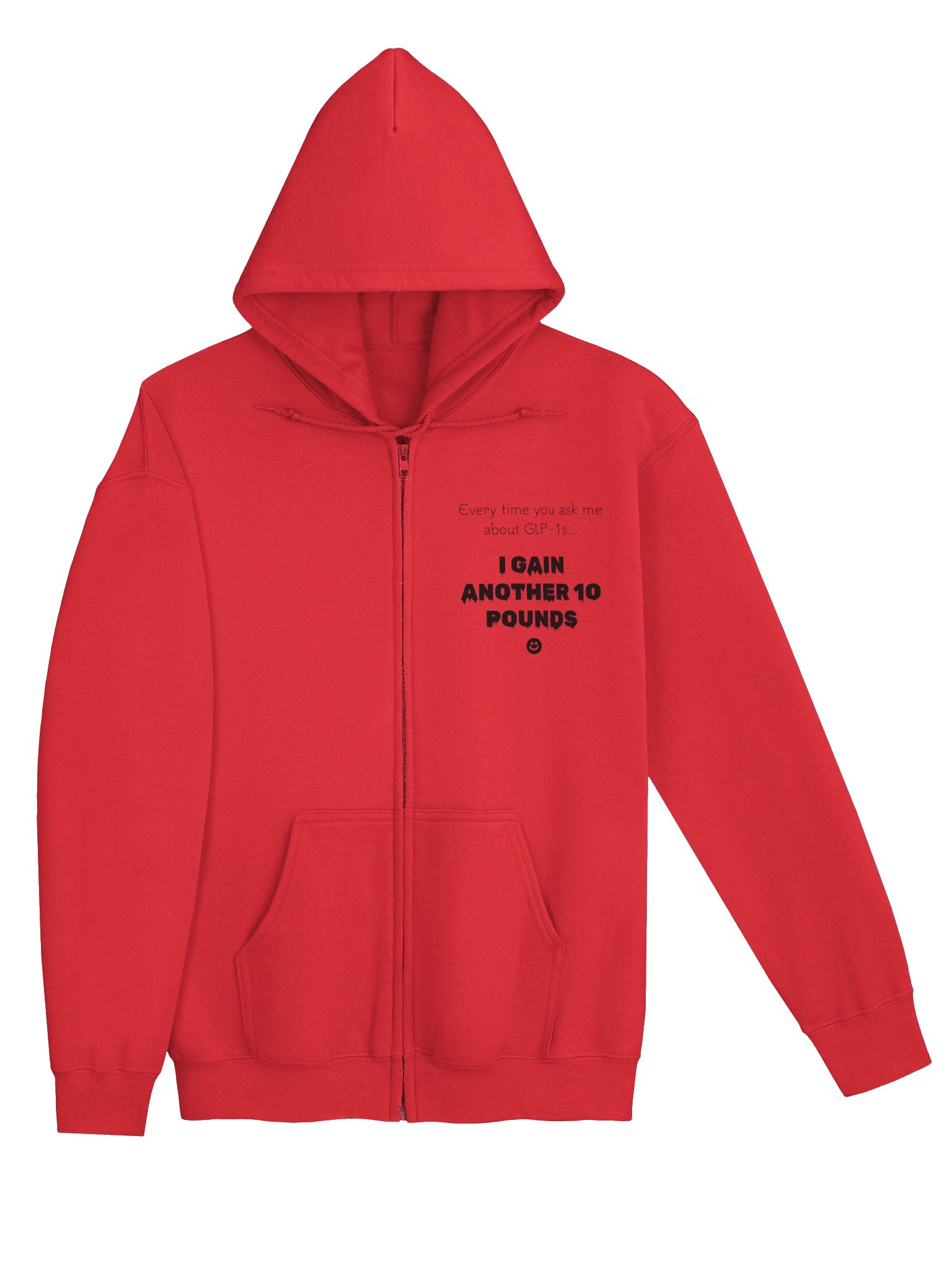 Ask Me About GLP-1s Zip Hoodie product image (3)