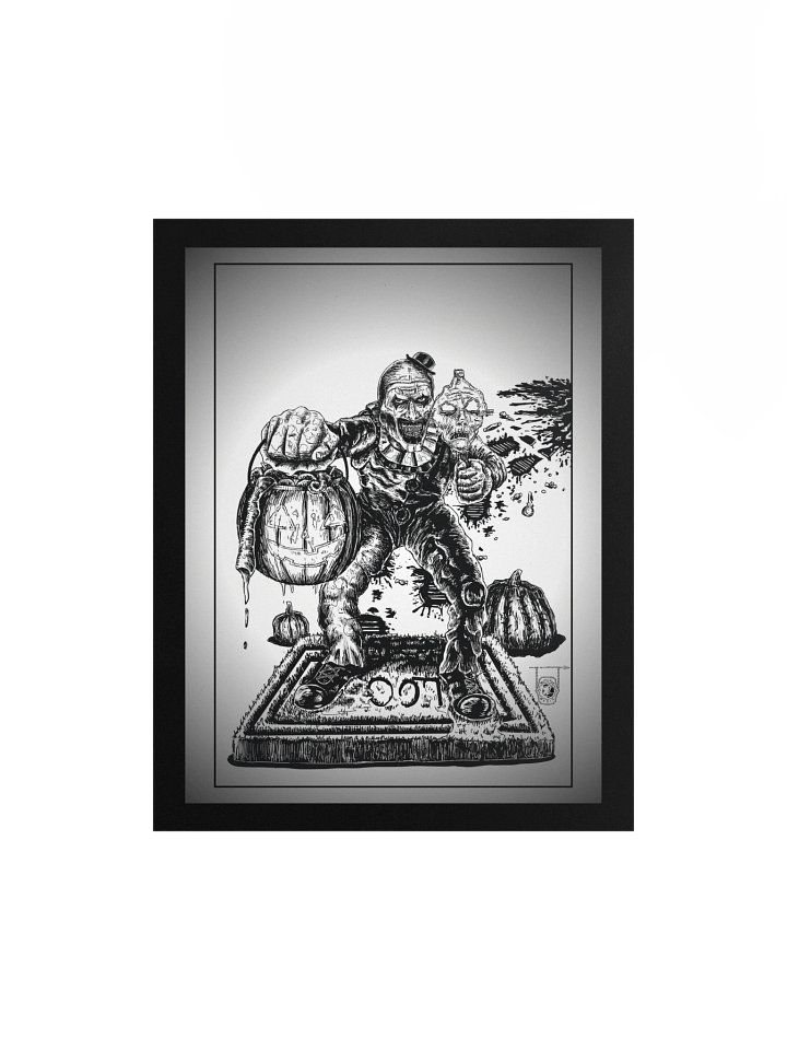 Trick or Treat with Art the Clown- Poster Print (Clean Version) product image (2)
