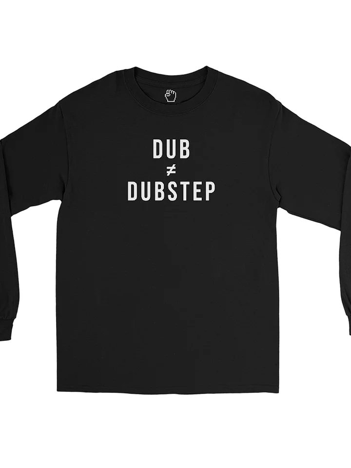 DUB≠DUBSTEP LONG TEE (BLACK) product image (2)