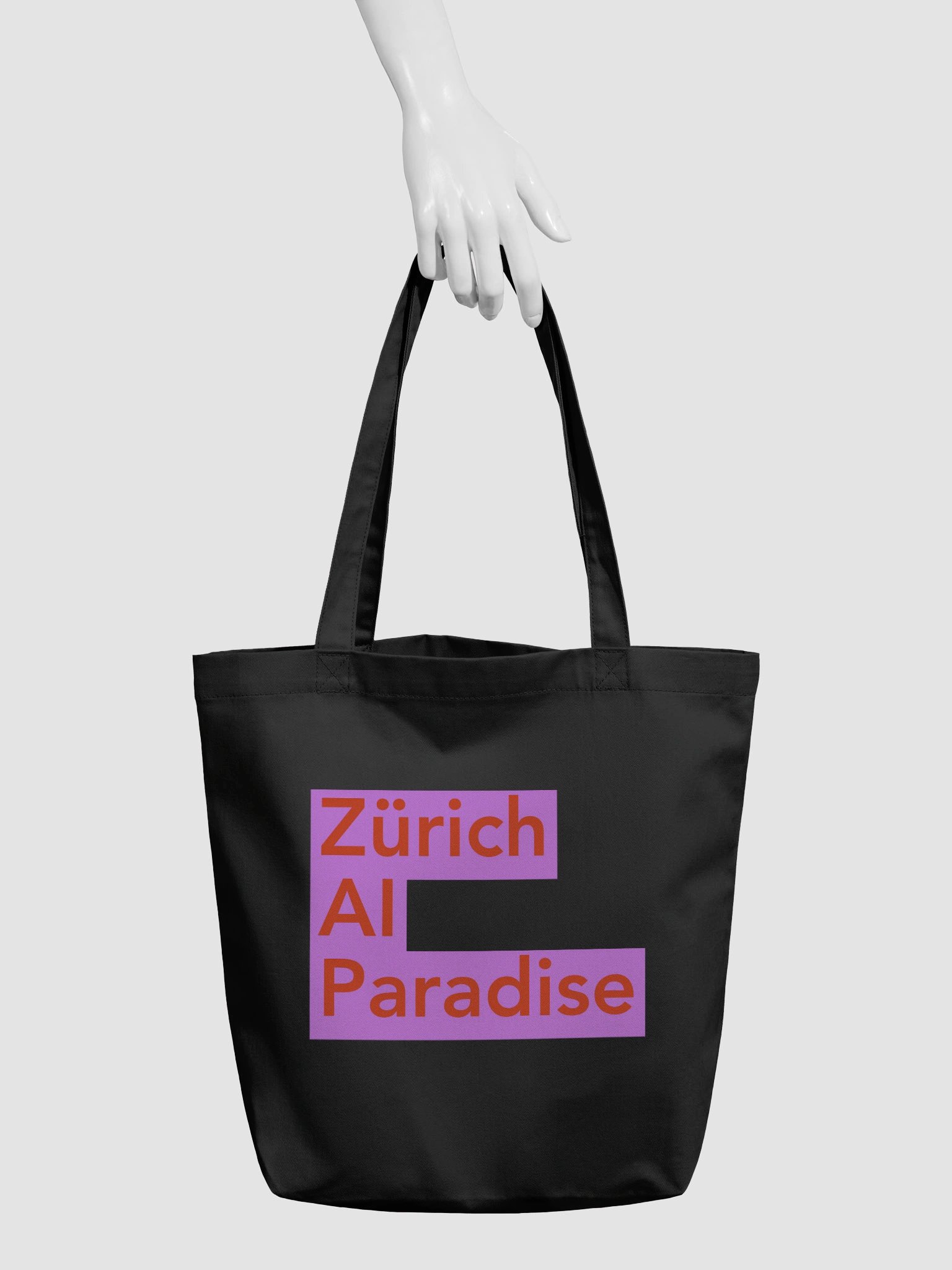 Tote Bag AI Paradise Black/Purple product image (3)
