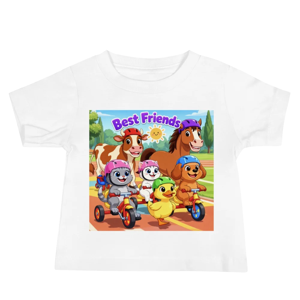 Farm Animal Best Friends Baby T-shirt product image (2)