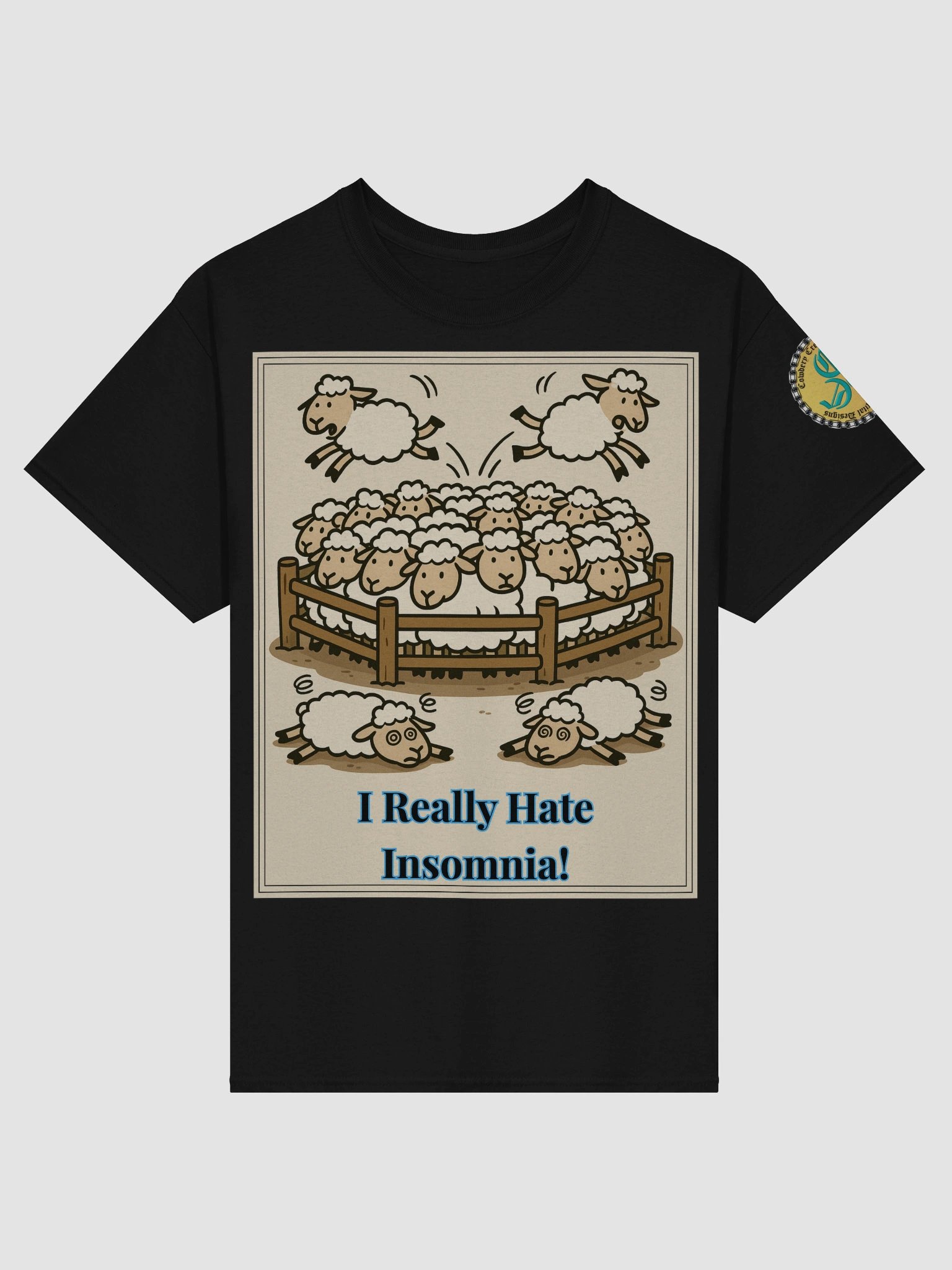 I Really Hate Insomnia (Both) Gildan Heavyweight T-Shirt Colors (1) product image (5)
