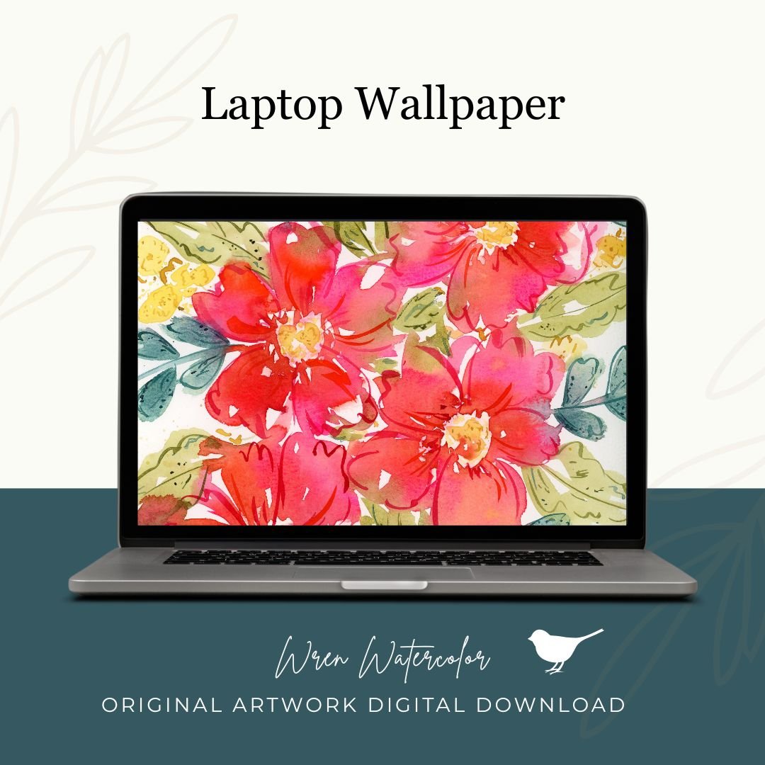 Bright Cherry Blooms Digital Wallpaper Bundle product image (2)