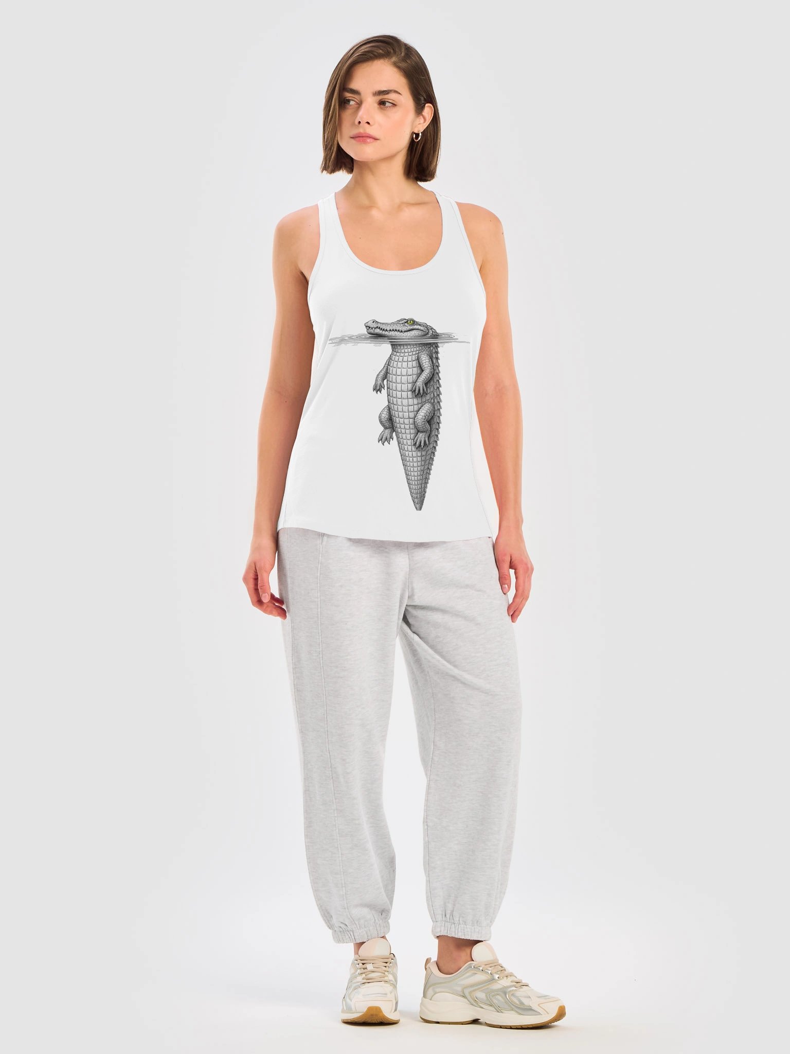 Alligator Waterline Racerback Tank product image (5)