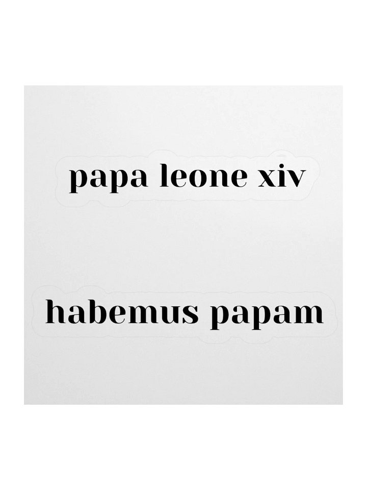 Pope Leo sticker set product image (1)