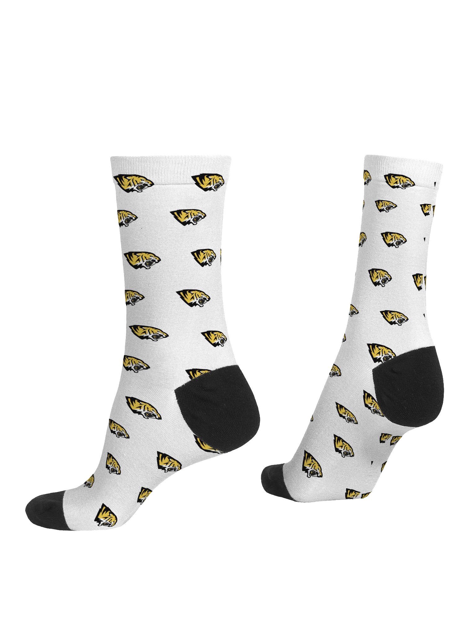 Grid-Pattern Crew Socks product image (4)