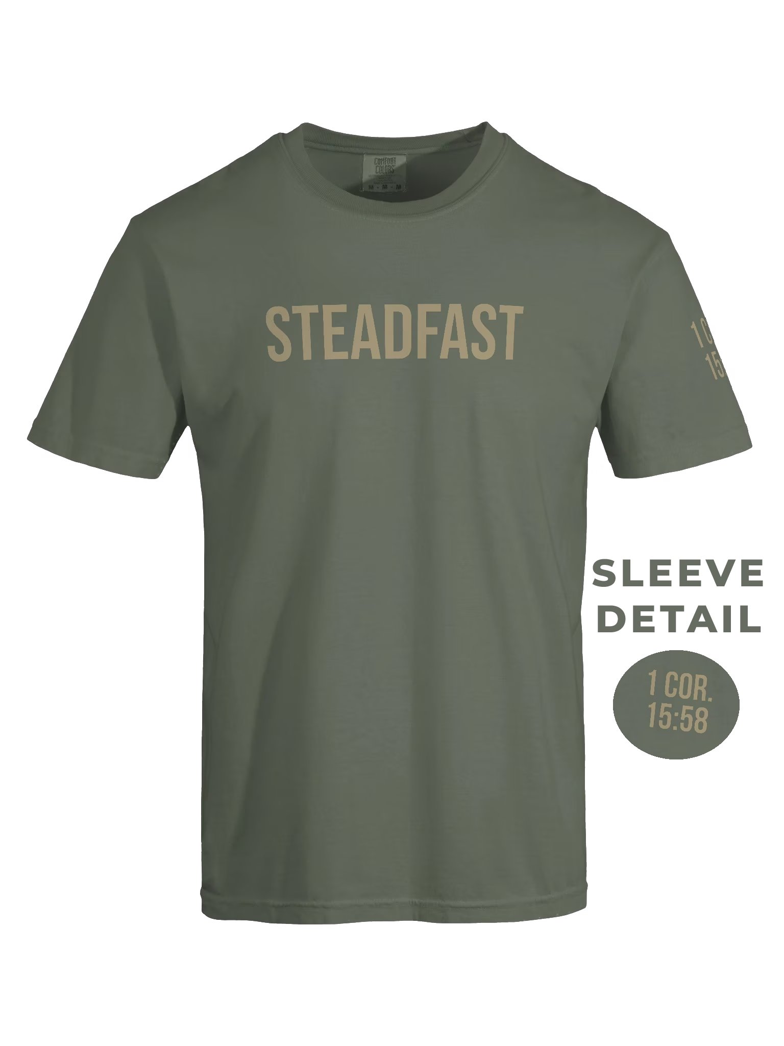 Men's Steadfast Tee - 1 Corinthians 15:58 product image (2)
