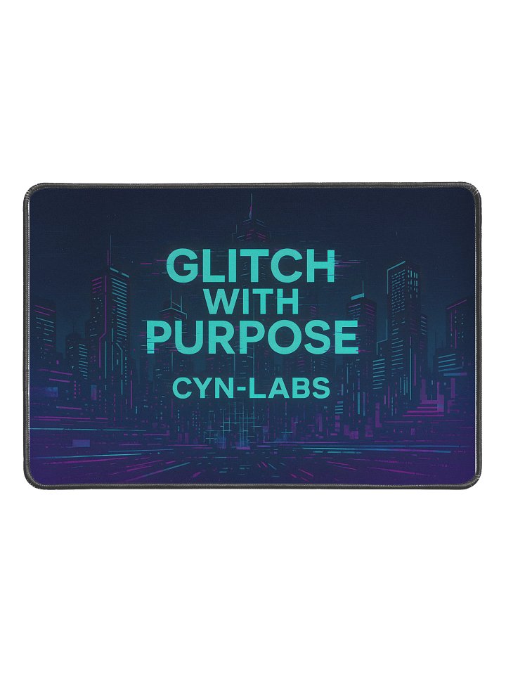 Cyber City Glitch Desk Mat product image (1)