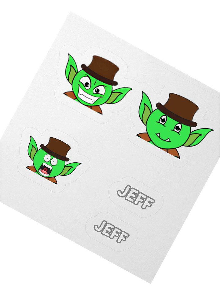 Jeff the GPS – Kiss Cut Stickers product image (4)