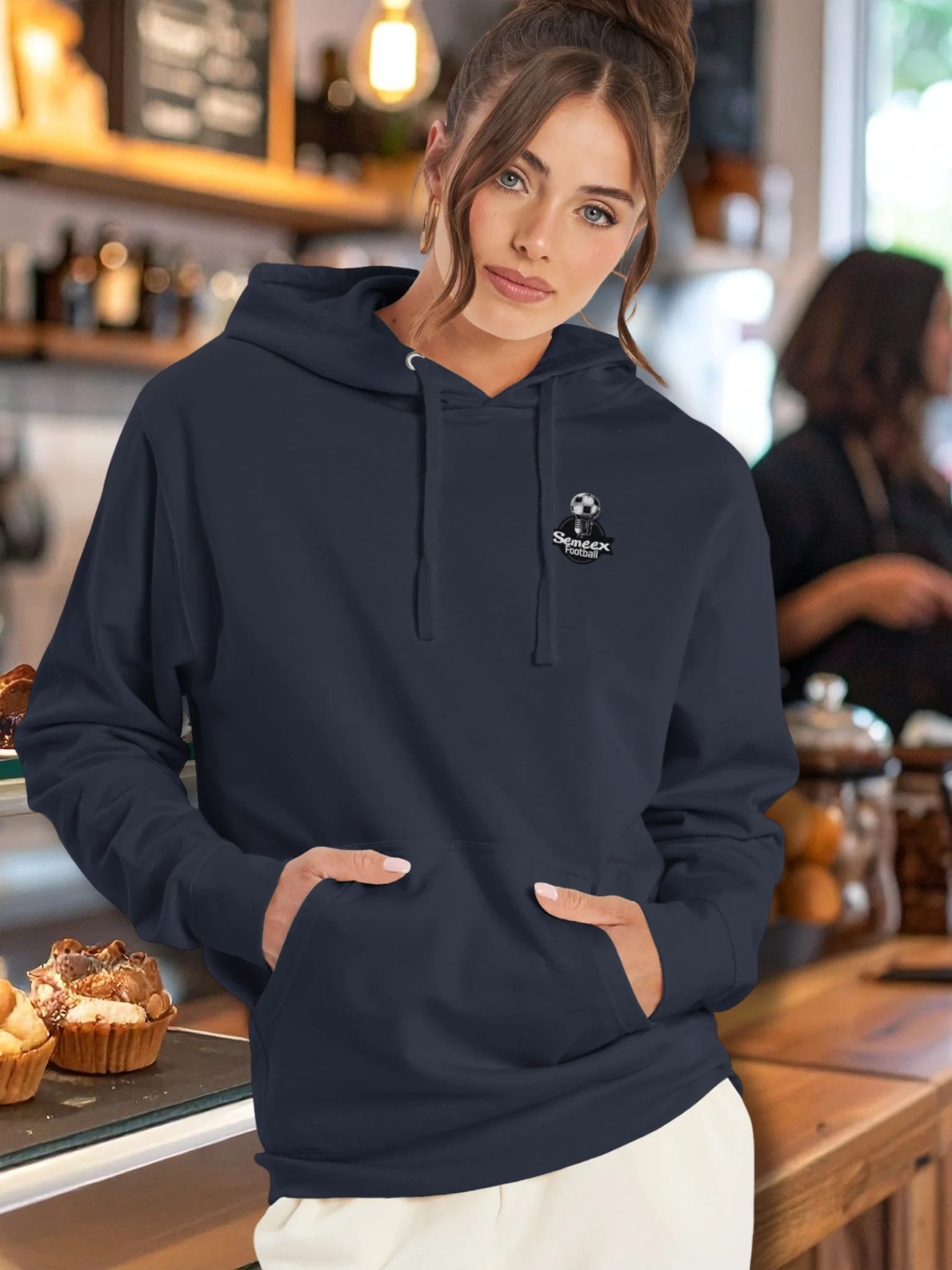 Semeex Football Logo Independent Trading Co. Midweight Hoodie product image (1)