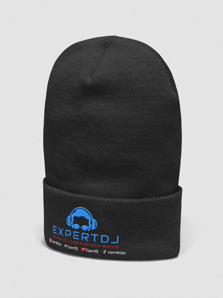 Cuffed Beanie ExpertDj Large Logo product image (2)
