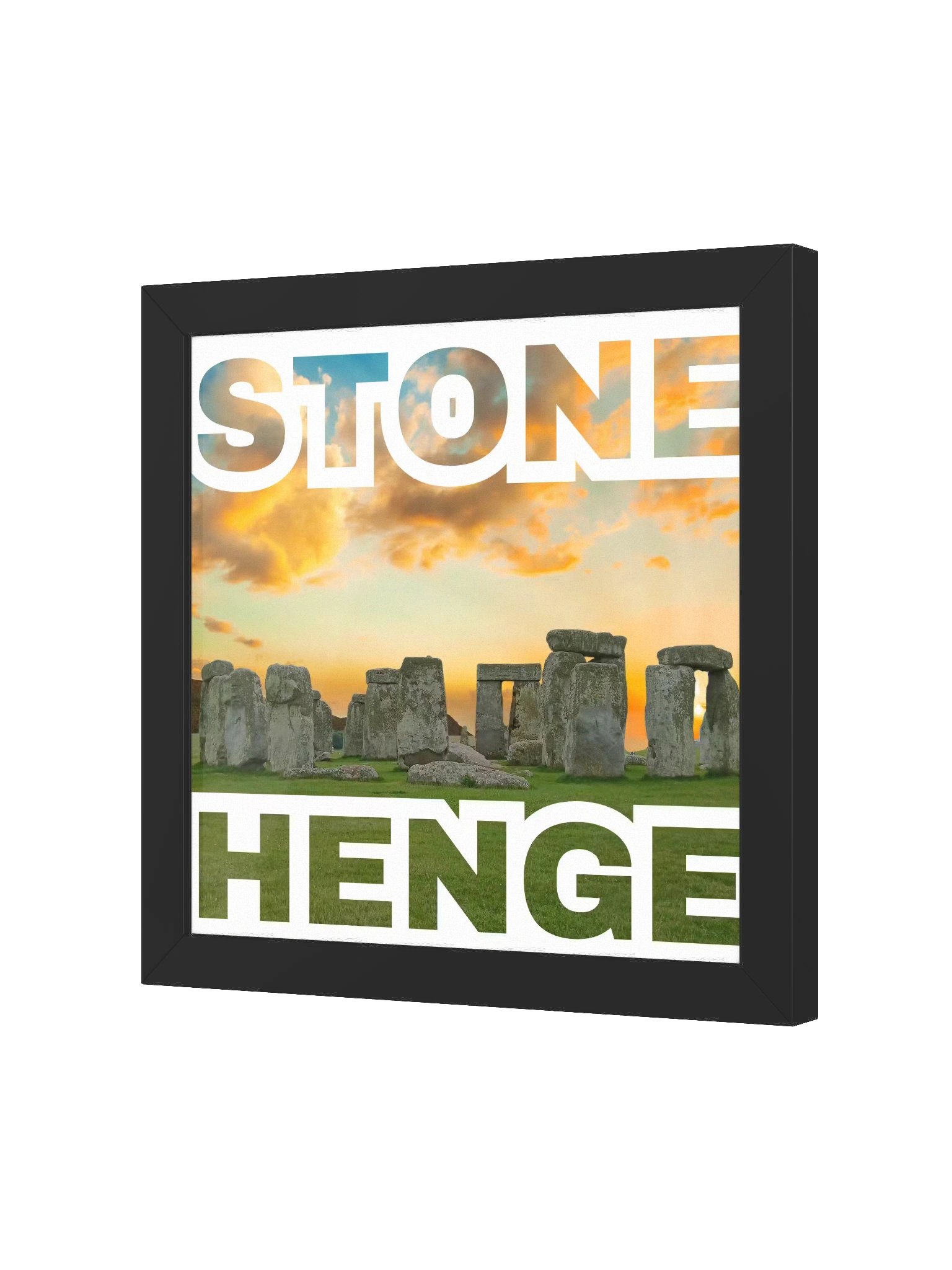 Stonehenge Leinwandbild – Mystisches England Wandbild bei Sonnenuntergang, Modernes Design, Stonehenge Poster, Home Decor product image (23)
