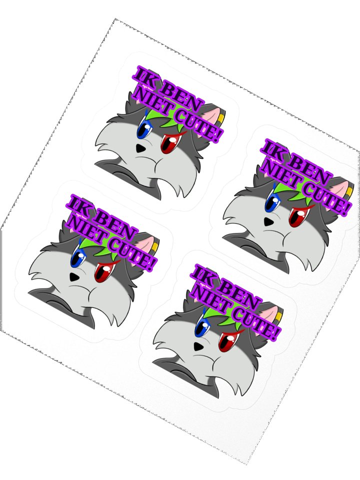 Ik ben niet cute stickers product image (4)
