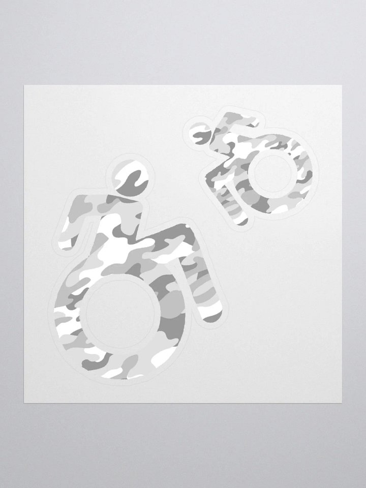 Wheelie, Cold Weather Camo Sticker Sheet product image (1)