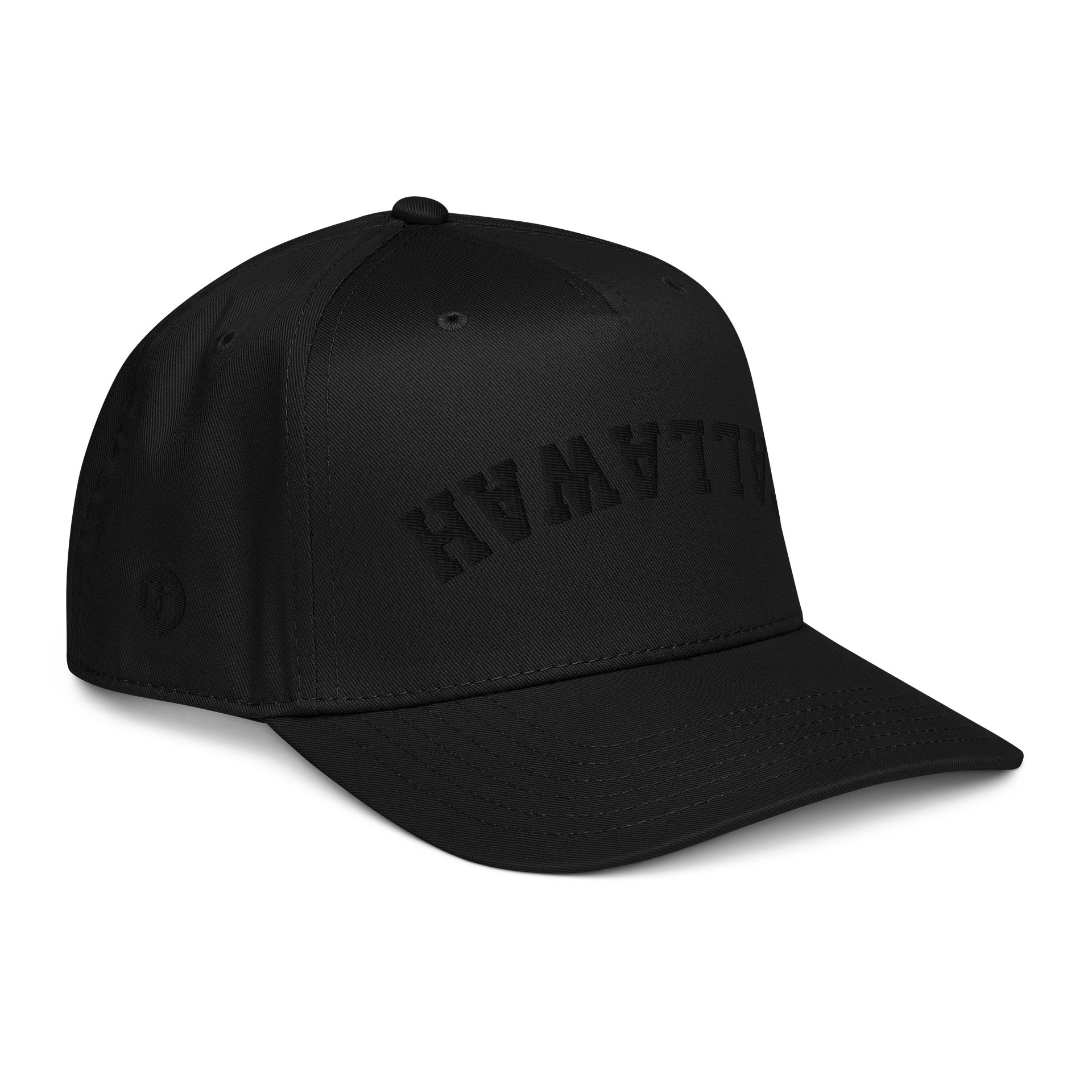 "likkle but TALLAWAH" Baseball Cap in Murda Black product image (4)