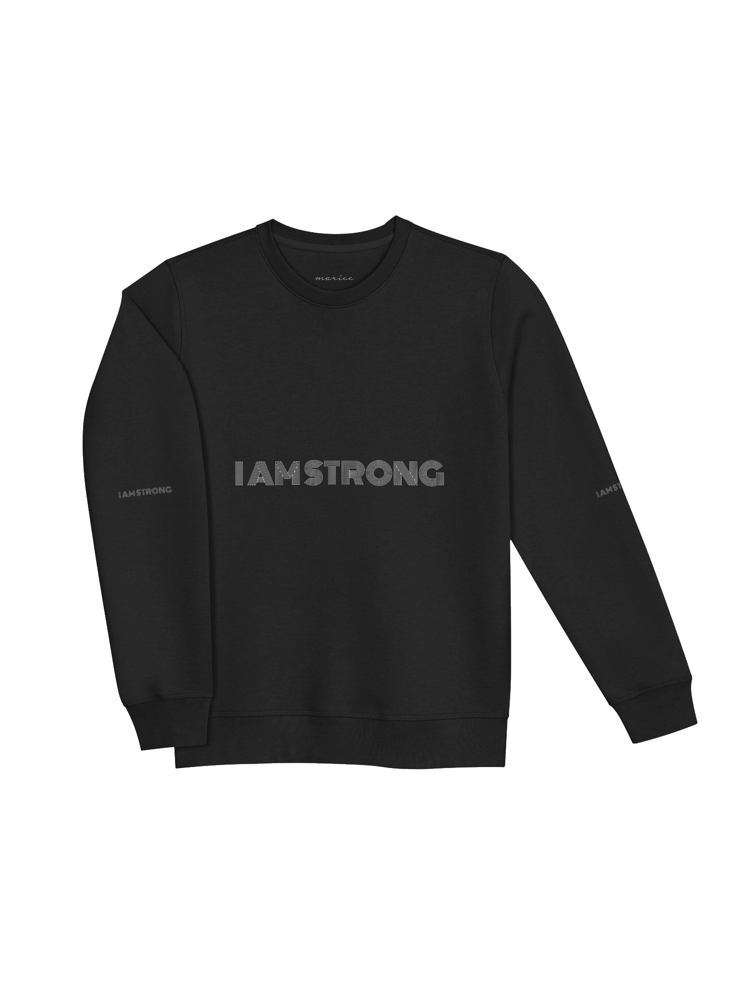 I Am Strong Organic Comfort Unisex Sweatshirt product image (3)
