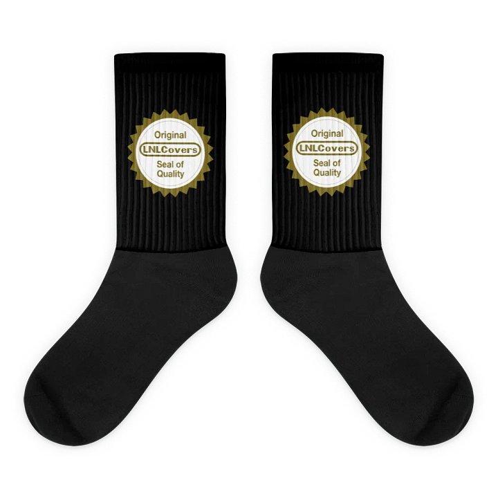LNLCovers Seal of Quality - Black Socks product image (1)