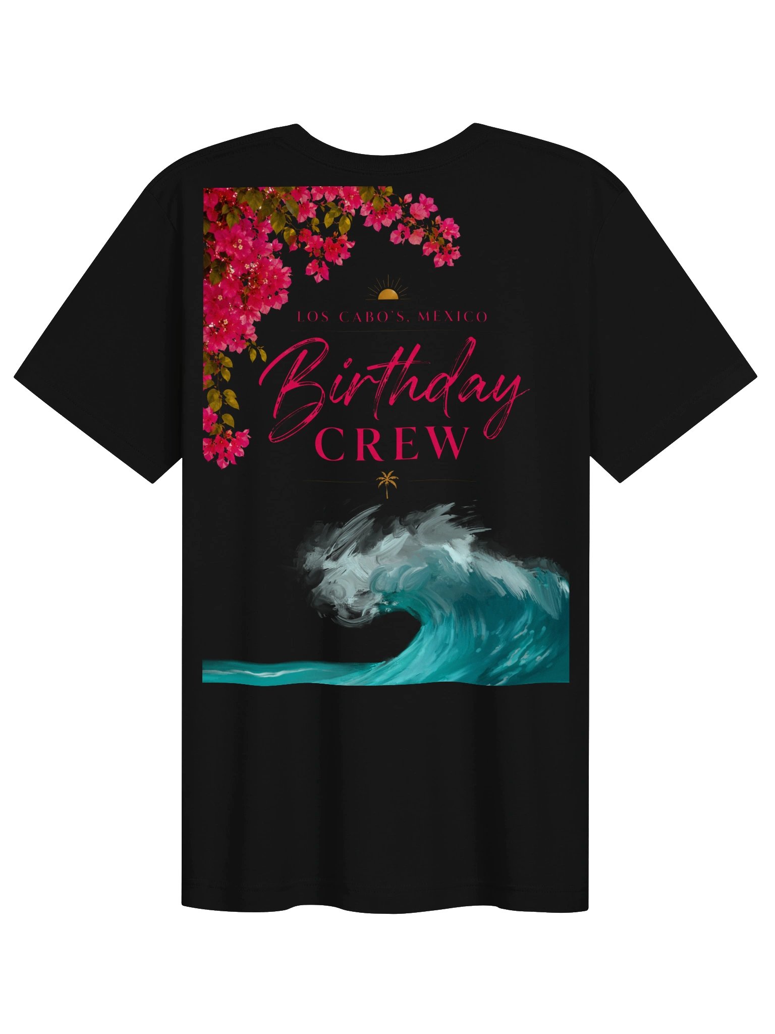 Cabo Birthday Crew Tee | Good Vibes, Great Friends & Ocean Memories product image (2)