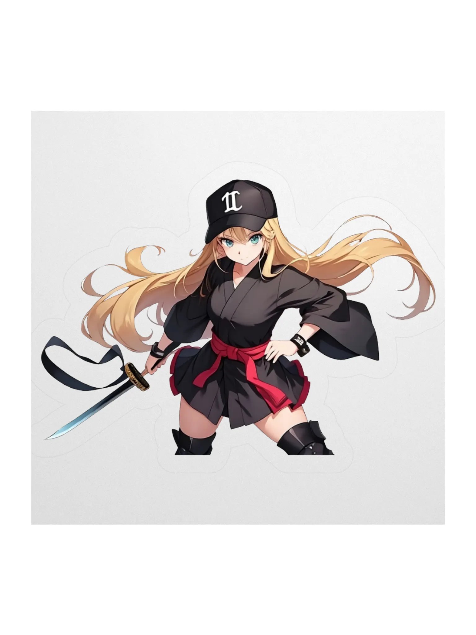 Ninja KatyDid Sticker product image (3)