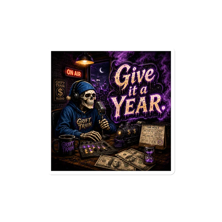 "Give It A Year" Die-Cut Magnets product image (2)