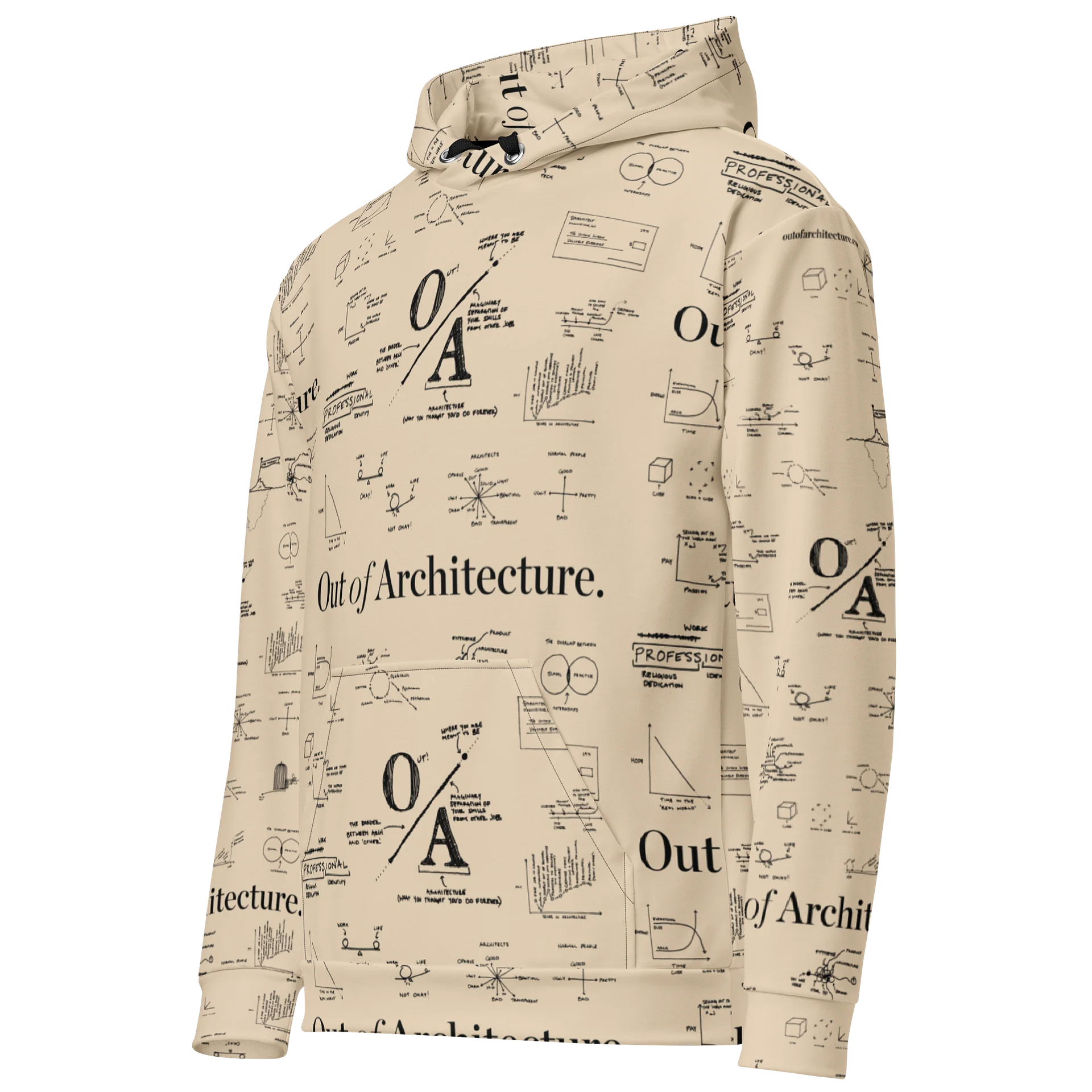 Doodle Hoodie - Cream product image (2)