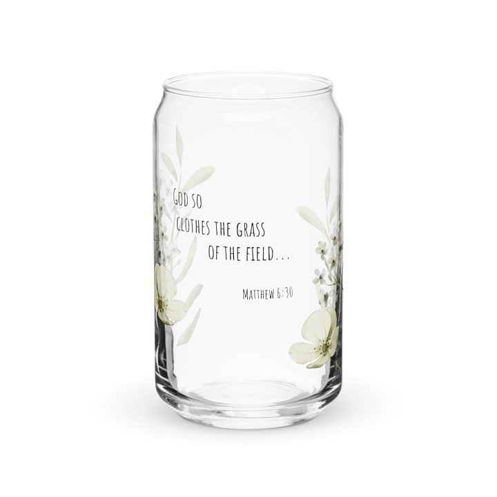 Bible Verse Glass Mug product image (2)