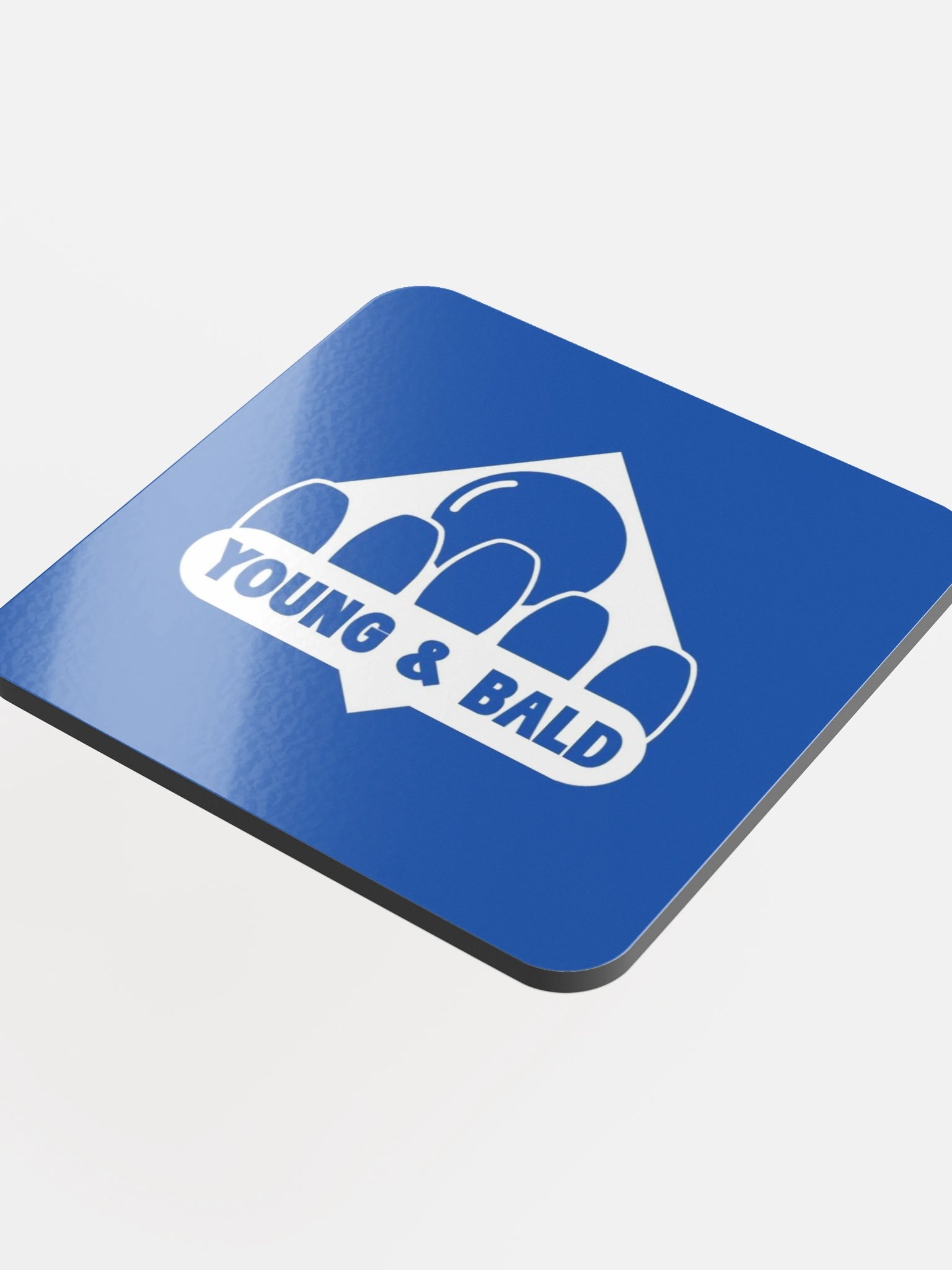 Young & Bald Drinks Coaster product image (4)