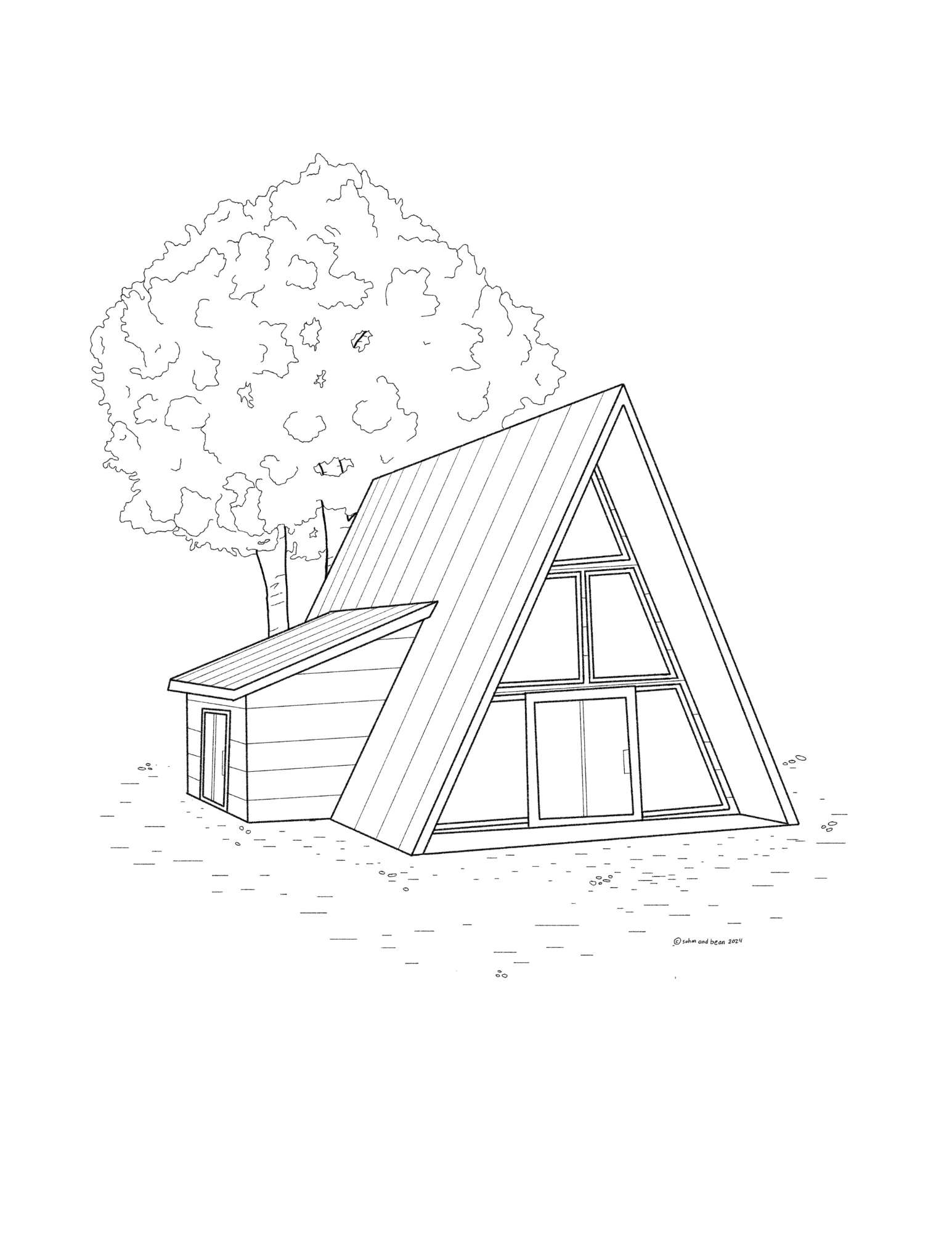 Coloring Like a Nerd - Free Coloring Sheet PDF for the Architecturally Inclined product image (4)