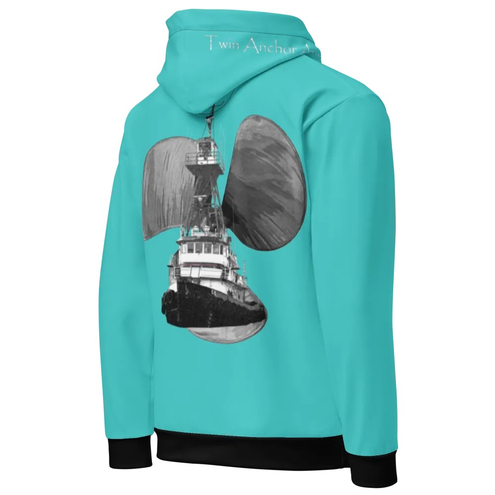 3 Prop & Tug CE (Turquoise) – Performance Marine Wear | Twin Anchor Apparel North Current Line product image (9)