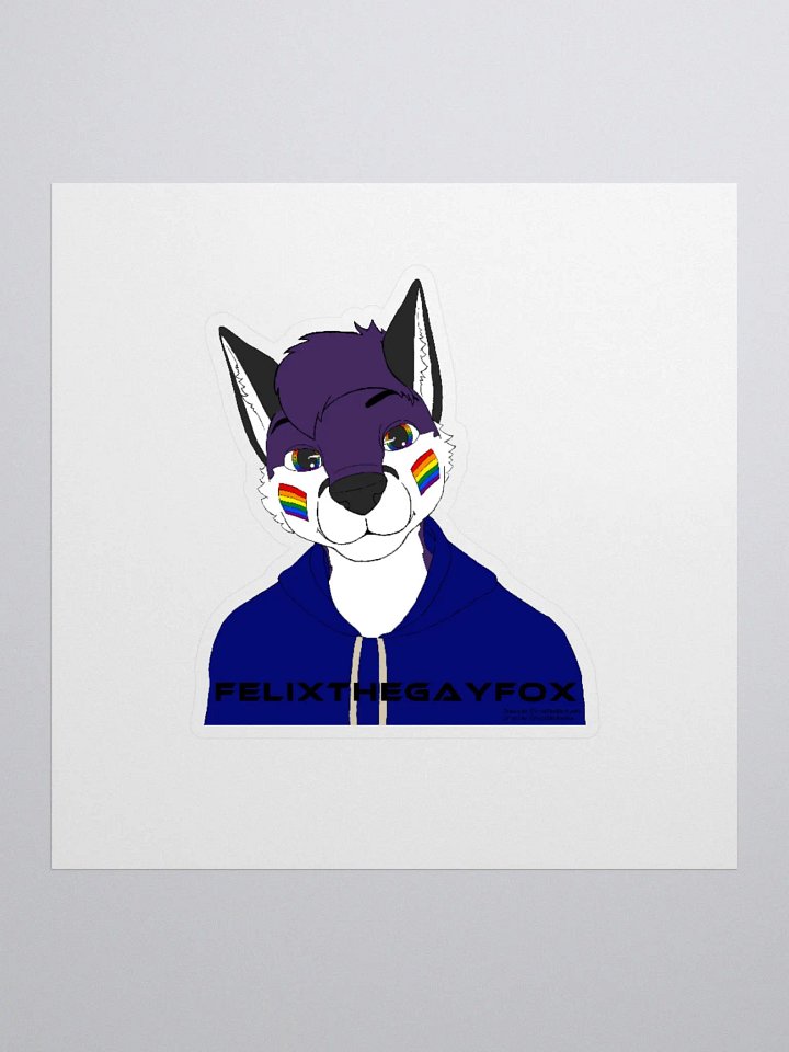 FelixTheGayFox - Kiss Cut Sticker product image (3)