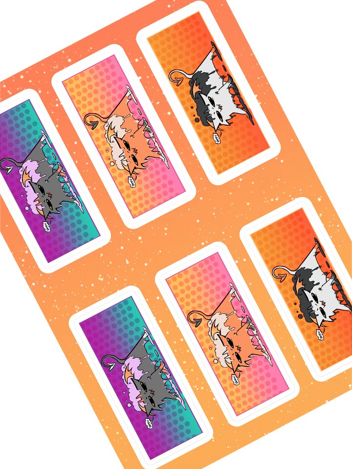 Sodden Screemture Sticker Sheet product image (1)