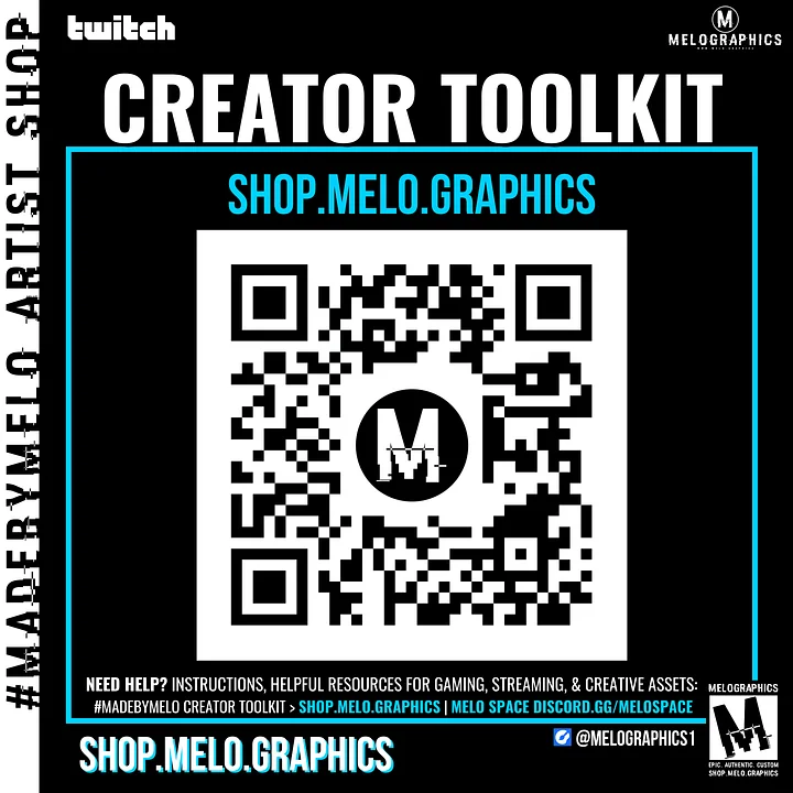 Sci-Fi Tech Blue - Twitch Panels [18] | #MadeByMELO product image (2)