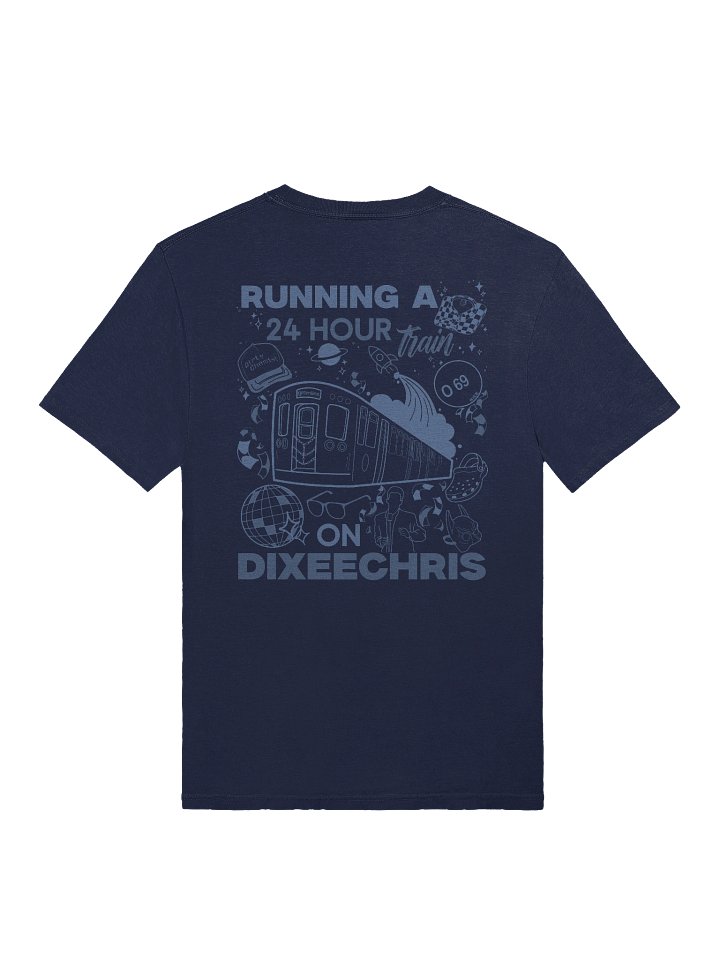 24hr Train Pocket Tee - Blue product image (1)