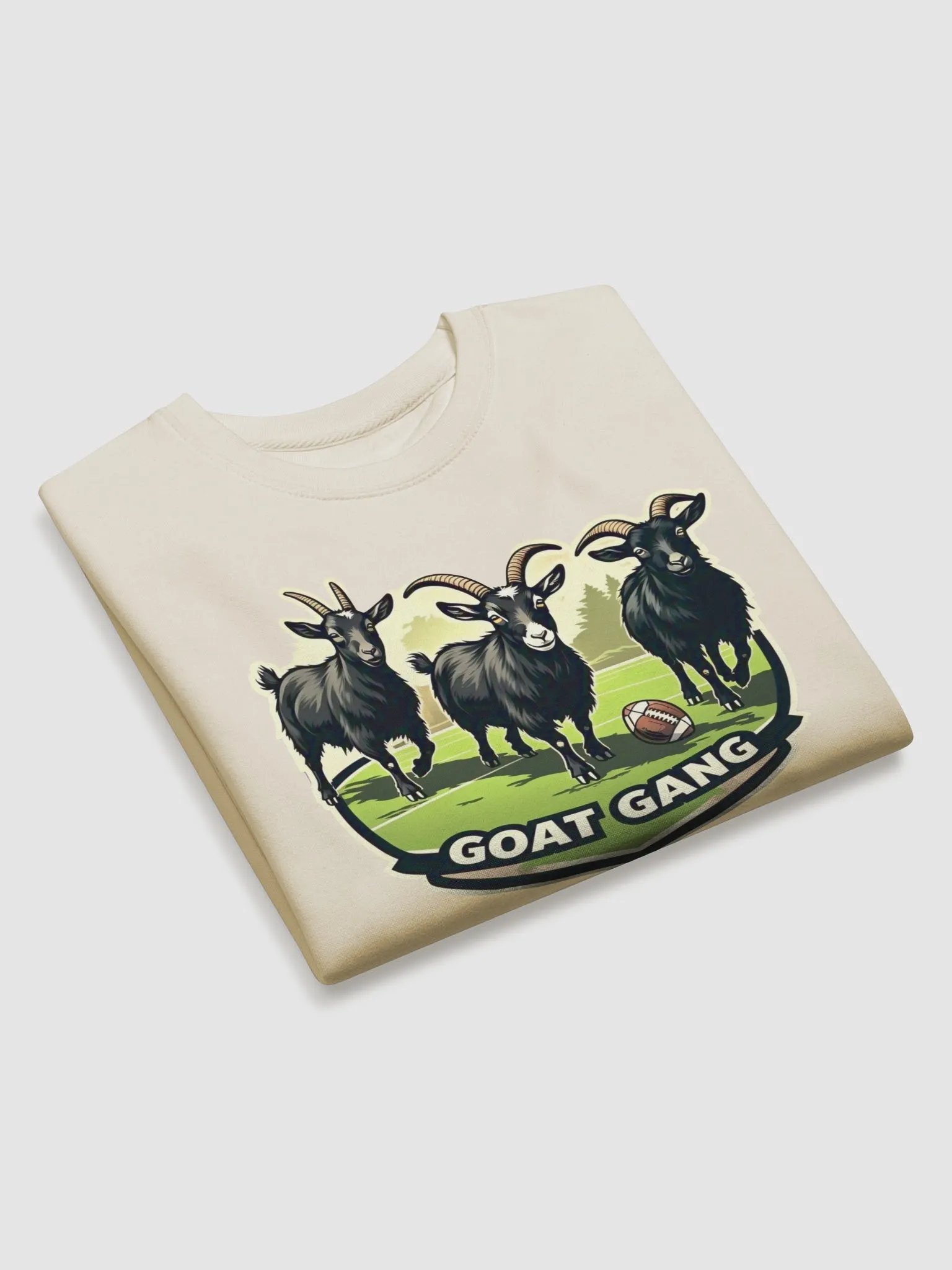 Goat Gang Football ( Cotton Heritage Premium Sweatshirt ) product image (3)