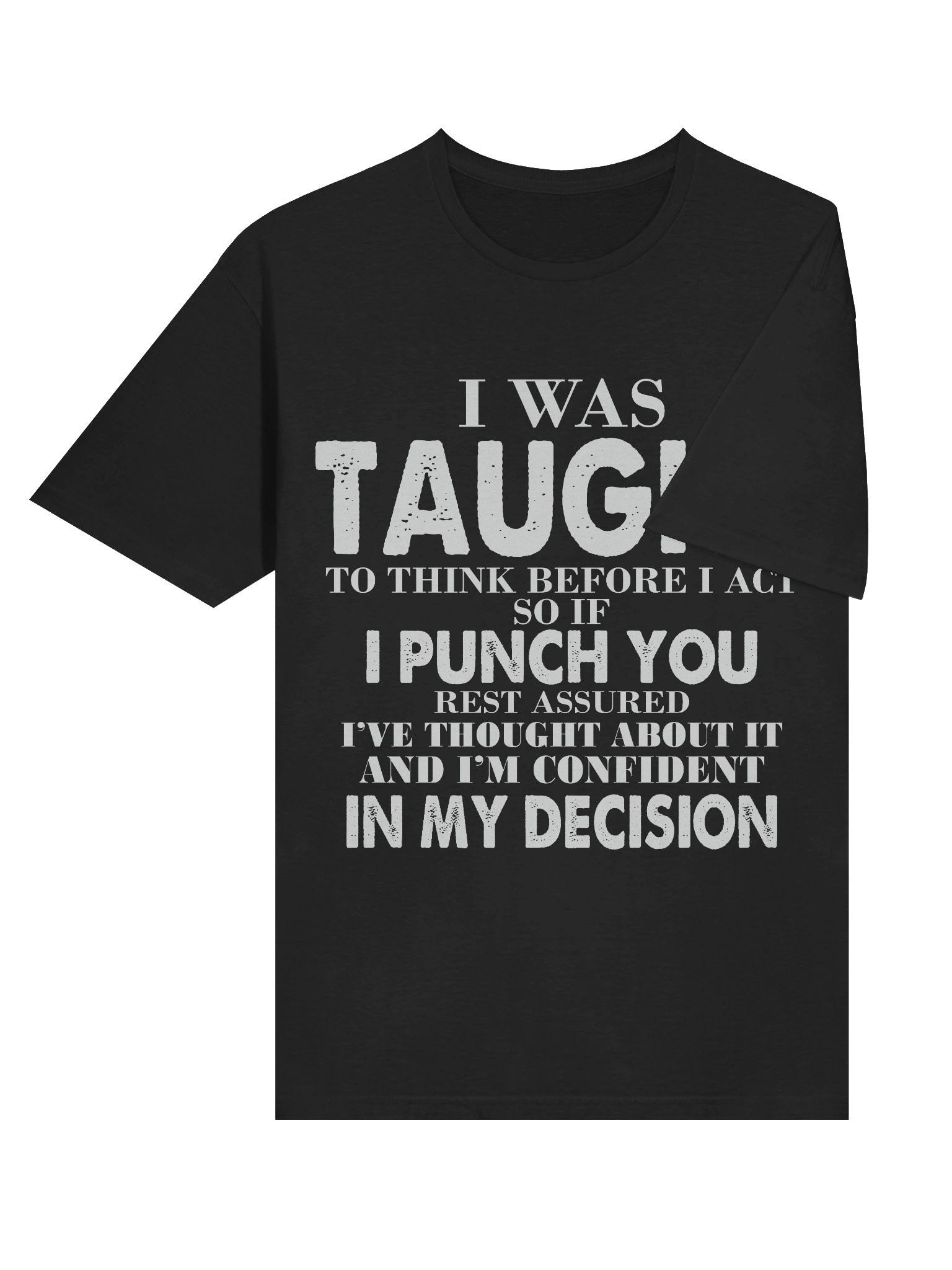 Meme – Think Before Act – Punch Decision – Gildan Softstyle T-Shirt product image (4)