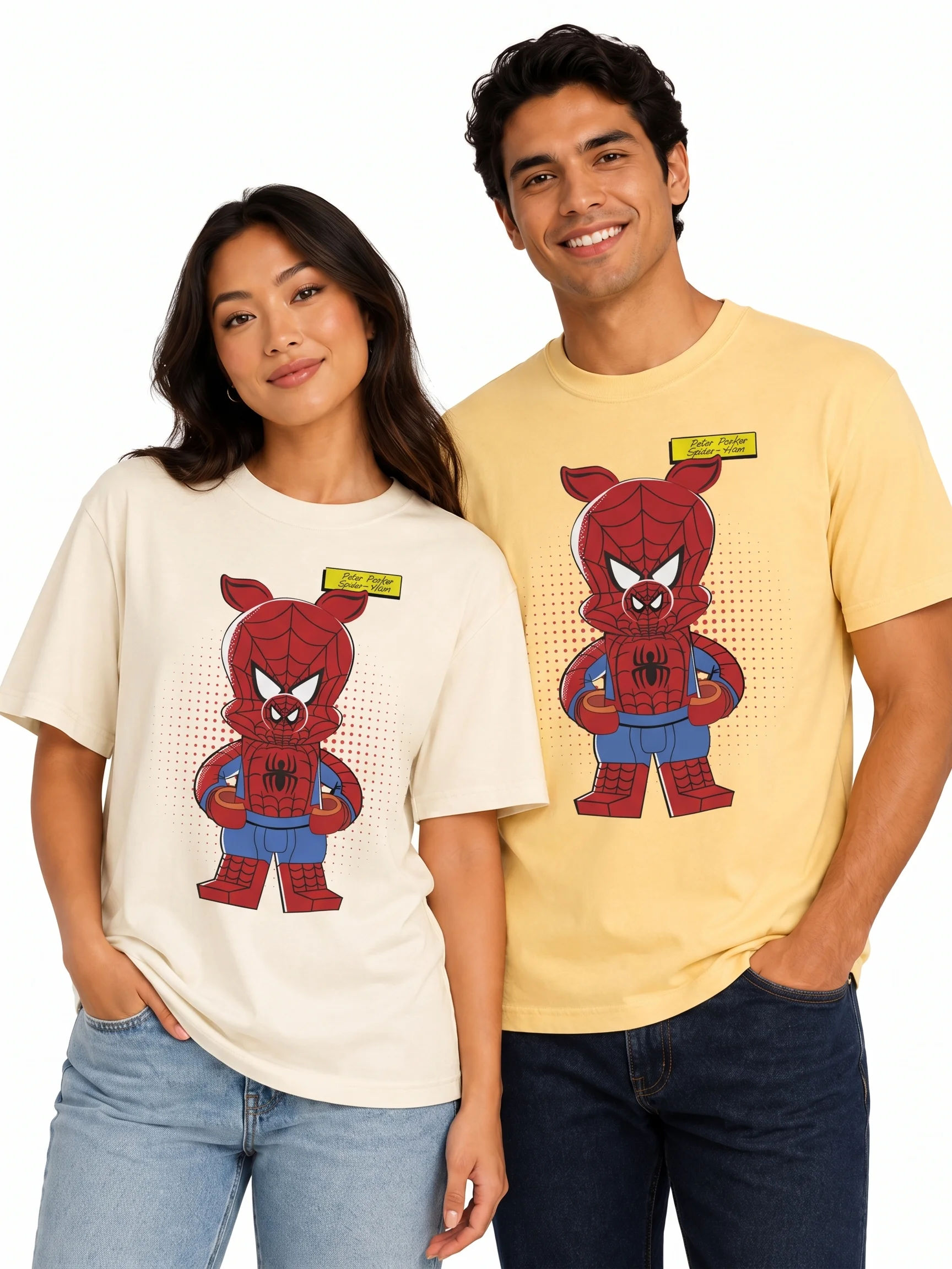Spider-Pig Lego-Style T-Shirt product image (1)