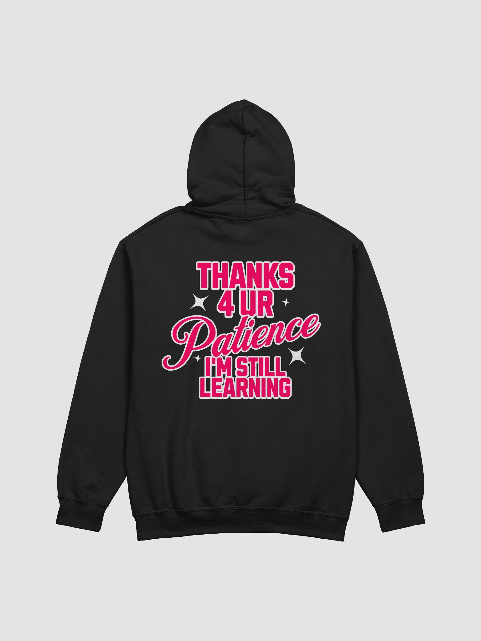 Thanks 4 Ur Patience Hoodie Pink - Plasma Pink product image (4)