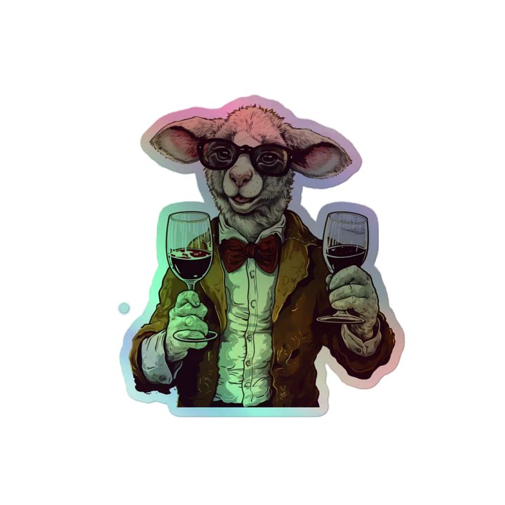 Holographic Lubrication Lamb Sticker product image (2)