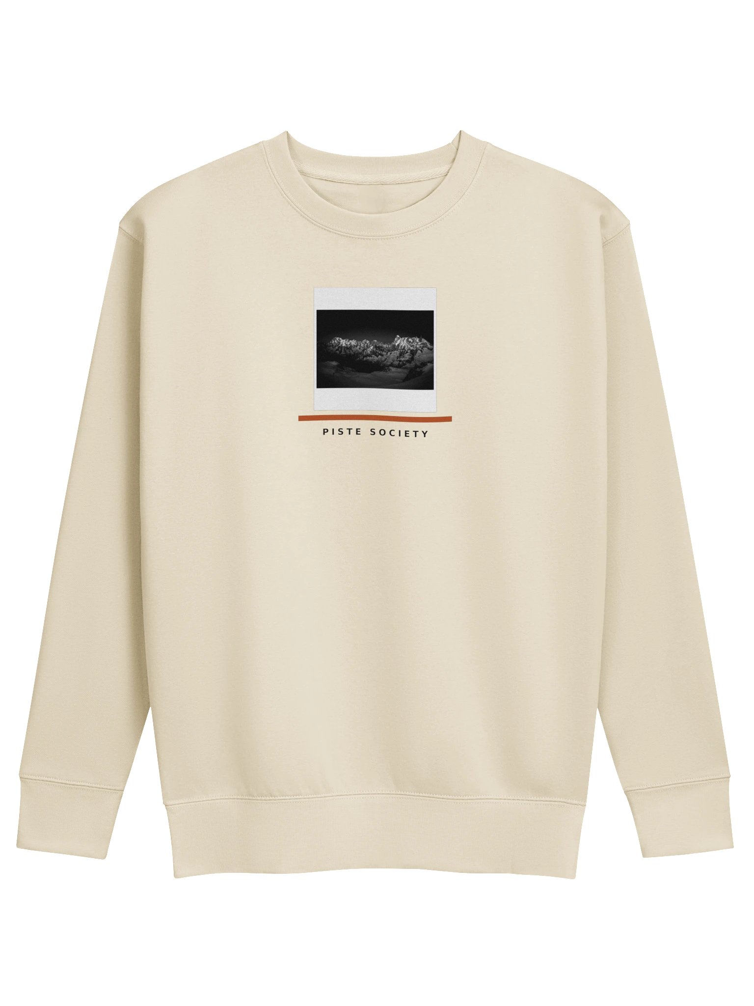 PISTE SOCIETY Mountain Panel Sweatshirt – Bone product image (1)