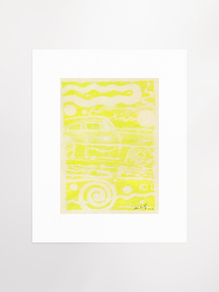 Custom Car (Yellow) 05.11.91 print product image (2)