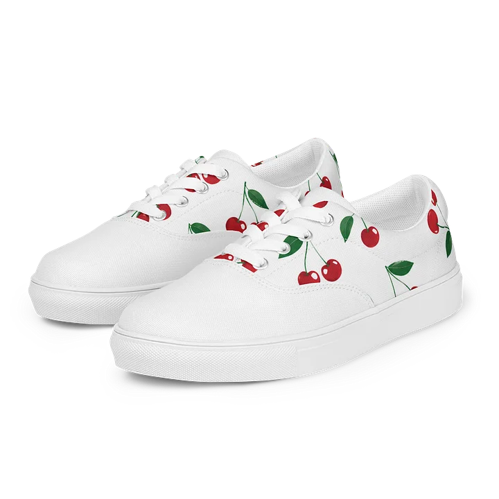 womens cherry canvas shoes product image (2)