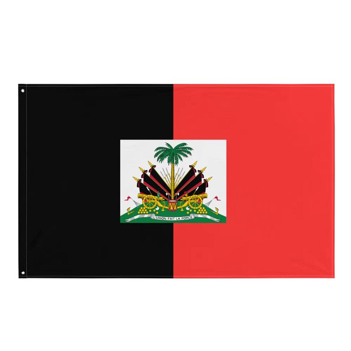 Black and Red Duvalier's Flag product image (1)