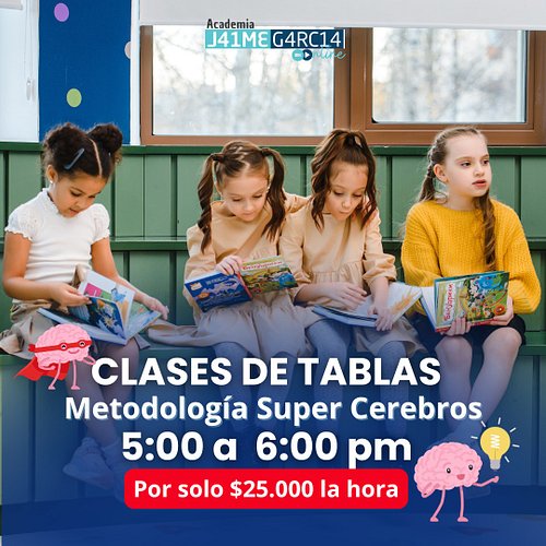 ¿Tu hijo todavía tiene dificultades con las tablas de multiplicar? 🤔

En Súper Cerebros lo ayudamos a dominarlas de manera pr...