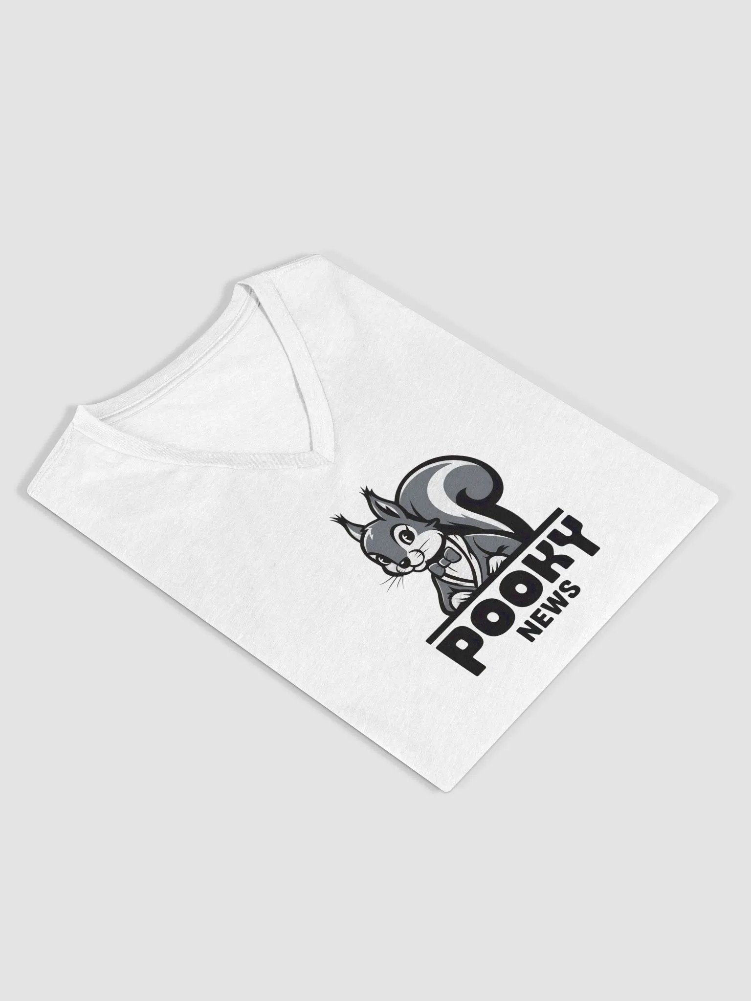 Pooky's Dapper Squirrel V-Neck Tee product image (4)