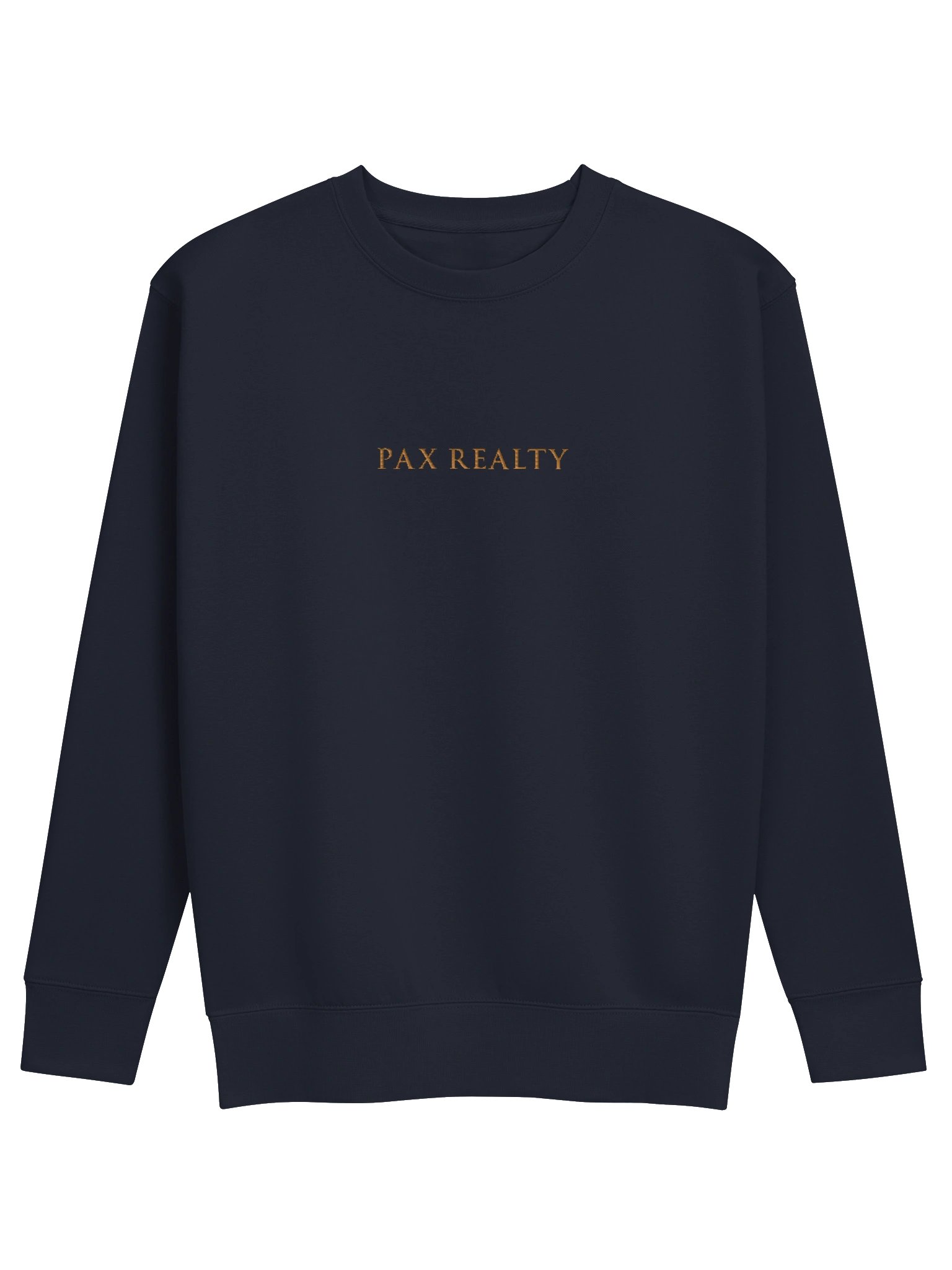 Pax Realty Crewneck (Navy, Gold Thread) product image (1)
