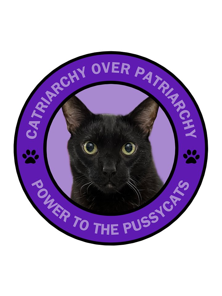 Catriarchy Over Patriarchy sticker product image (1)