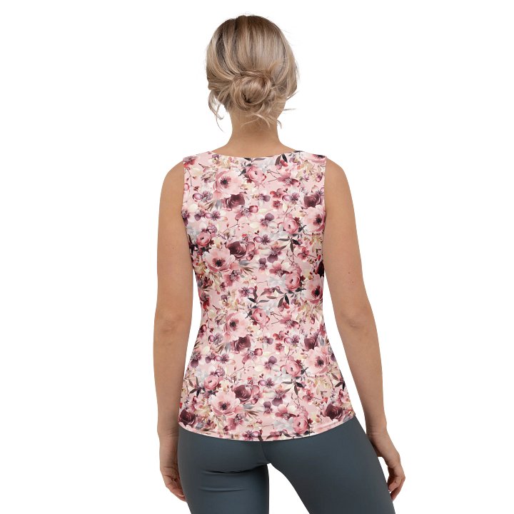Pink Roses Garden Tank Top product image (2)